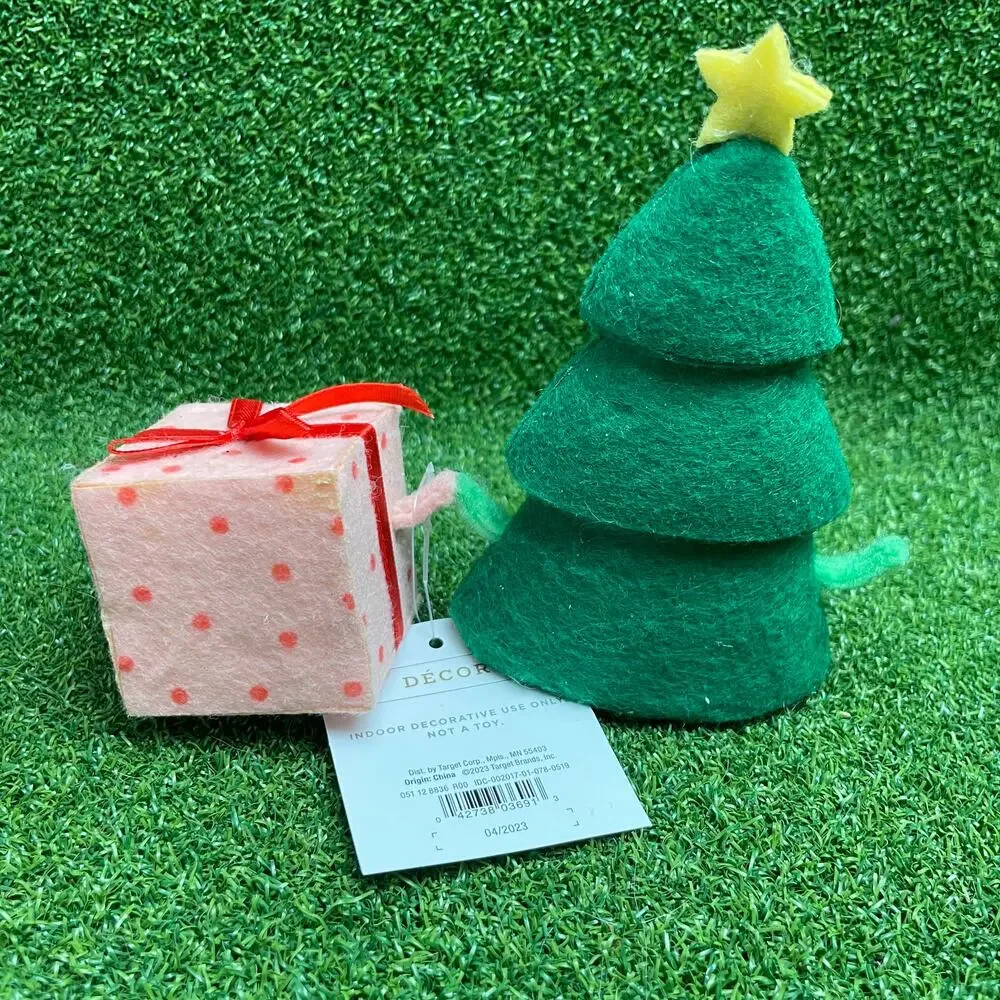 Target Wondershop Felt Christmas Tree and Gift Decor Figurine Set